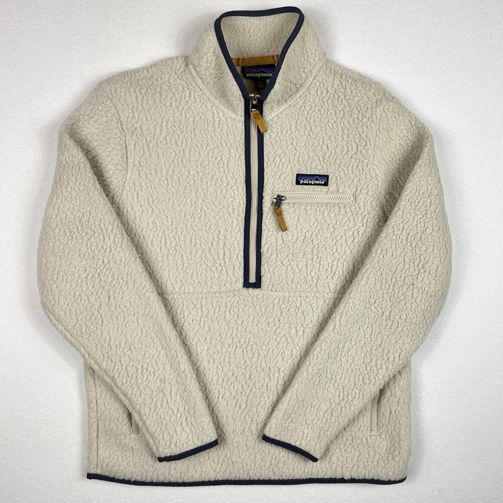 Patagonia Women's Retro Pile Fleece Marsupial Pullover Size M